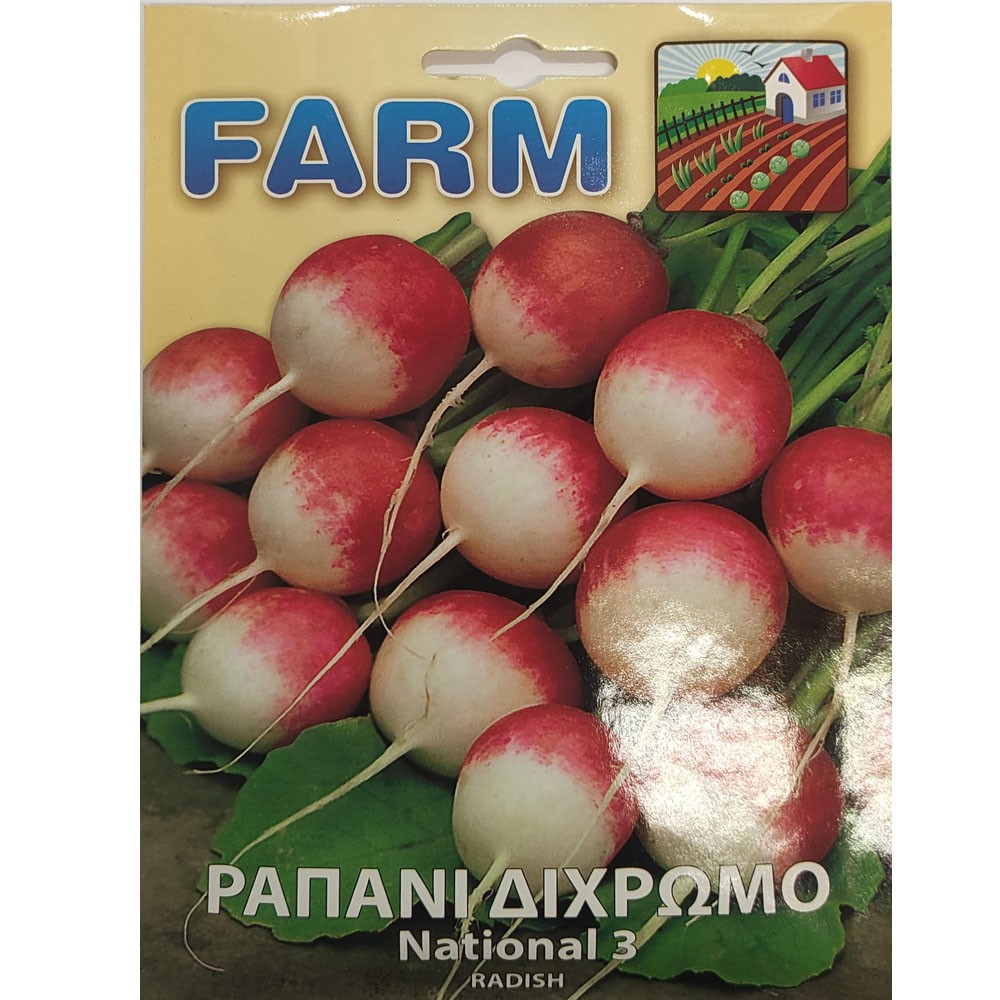 Ραπάνι Δίχρωμο Στρογγυλό